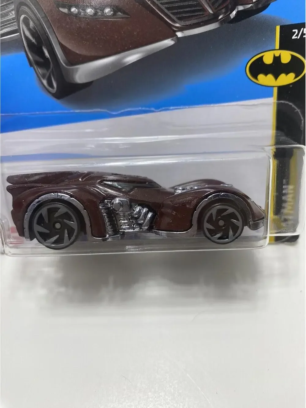2022 Hot Wheels Batman: Arkham Asylum Batmobile Batman 2/5 Brown Brand New